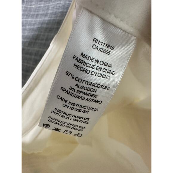 Michael Kors White Slim Fit Pants Cotton Blend Stretch Zipper Pockets Size 6 NWT - Picture 8 of 9